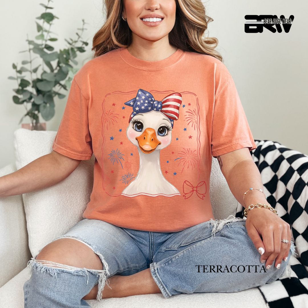 Goose-Girl- Patriotic Tee