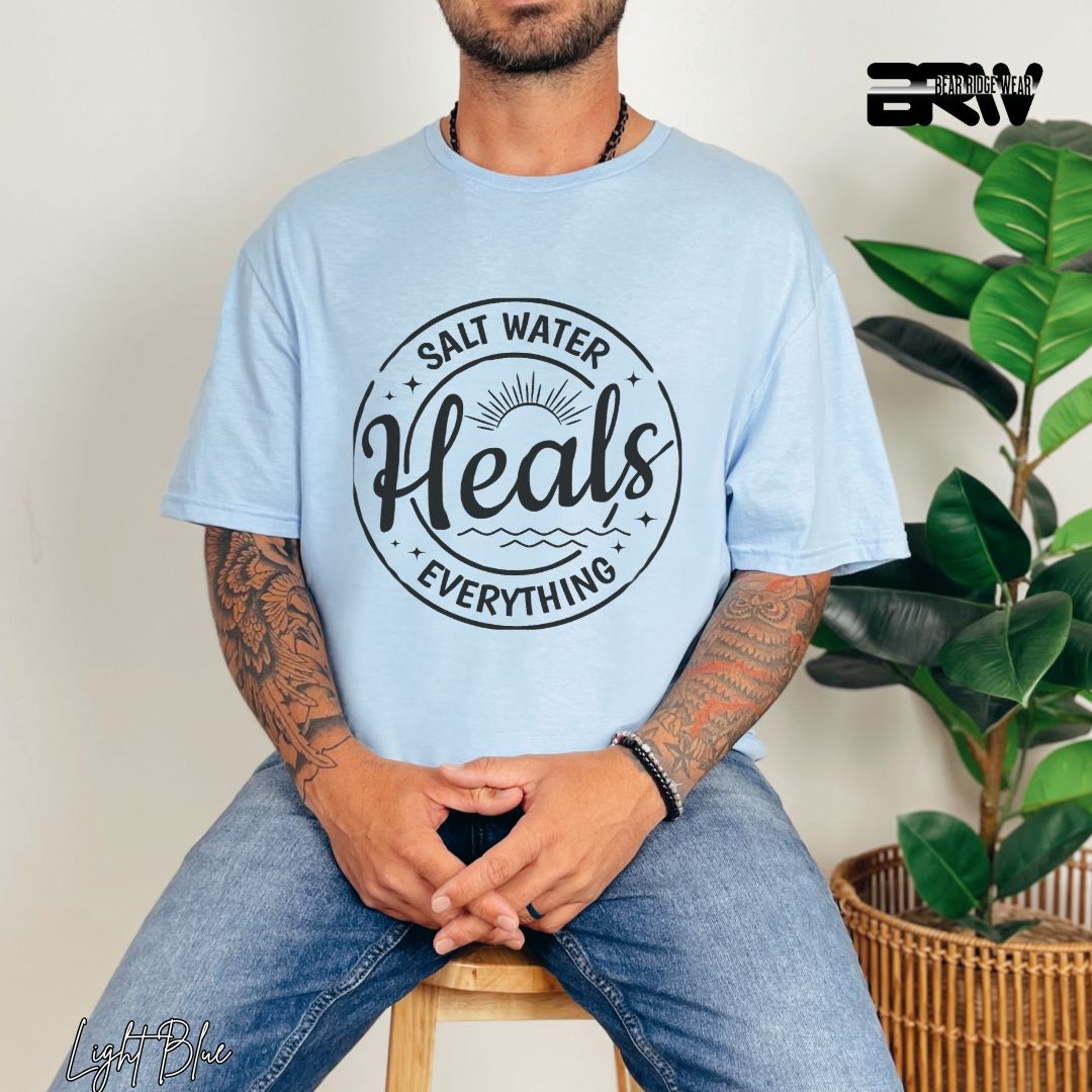 'Salt Water Heals Everything' Summer T- Shirt