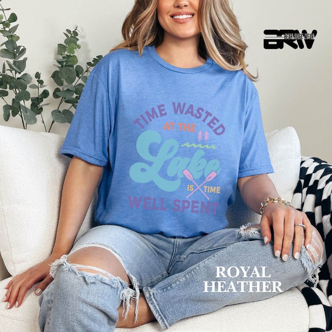 'Time Wasted At The Lake' Summer Tee