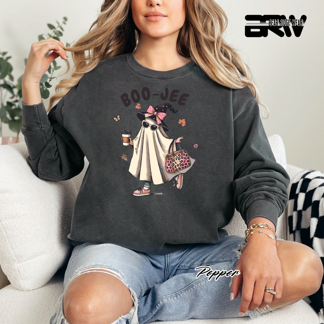 'Boujee With Purse' Fall Crewneck Sweatshirt
