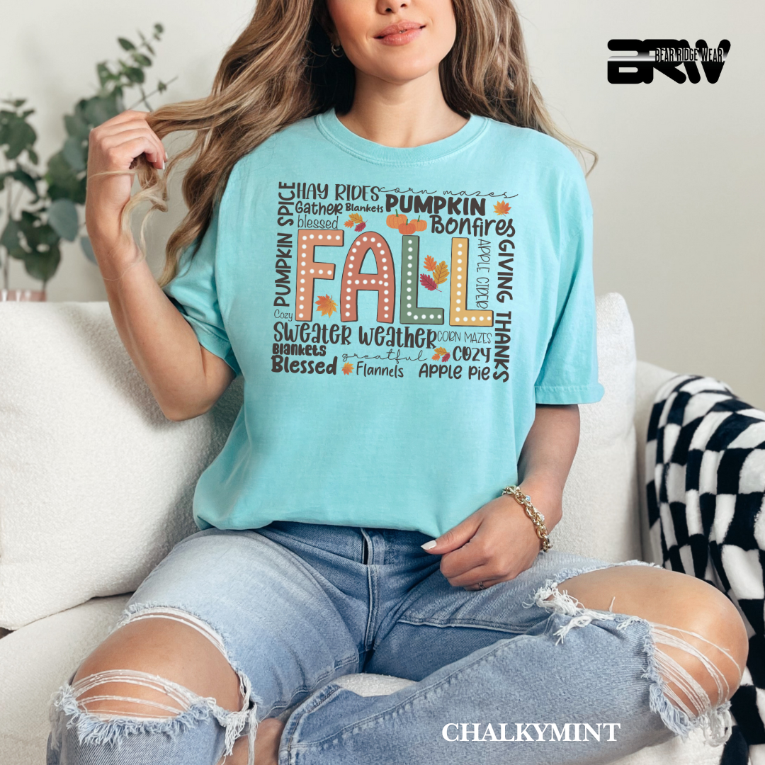 'Fall Hay Rides etc' Fall Tee