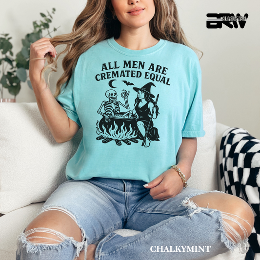 'All men are cremated equally' Fall Tee