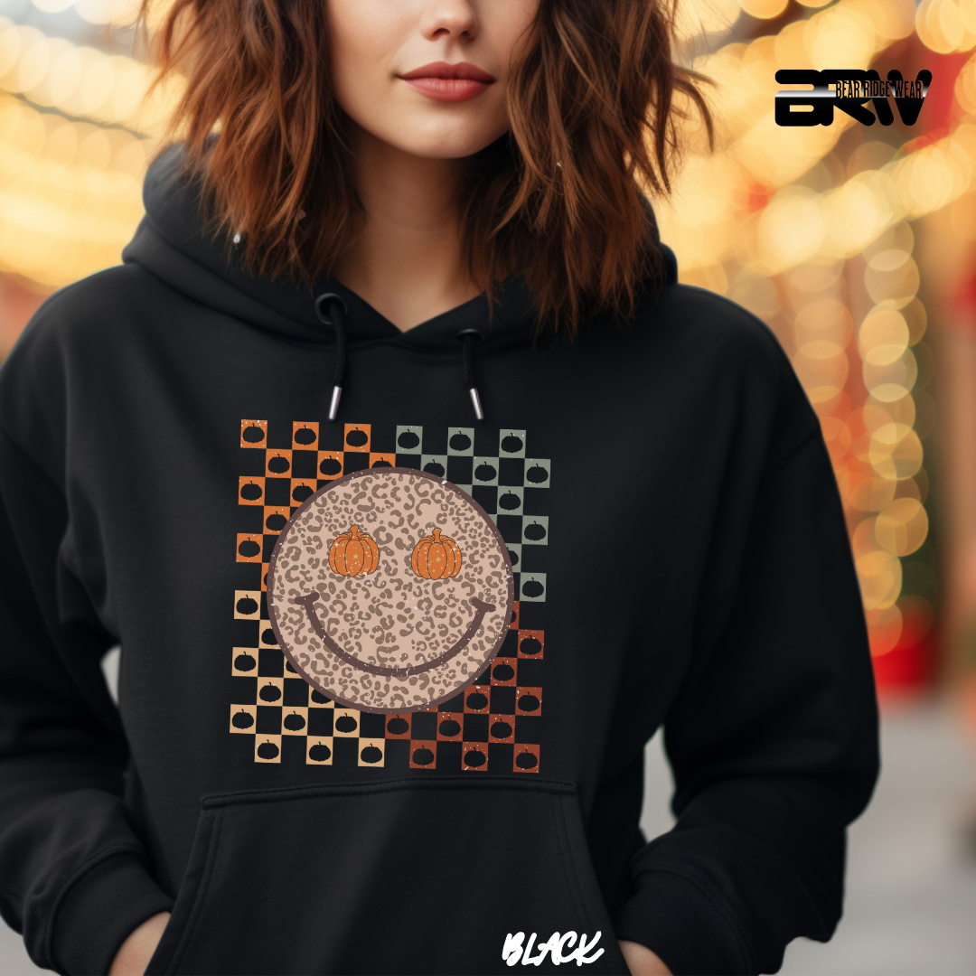 'Happy Face Pumpkin Eyes' Fall Hoodie