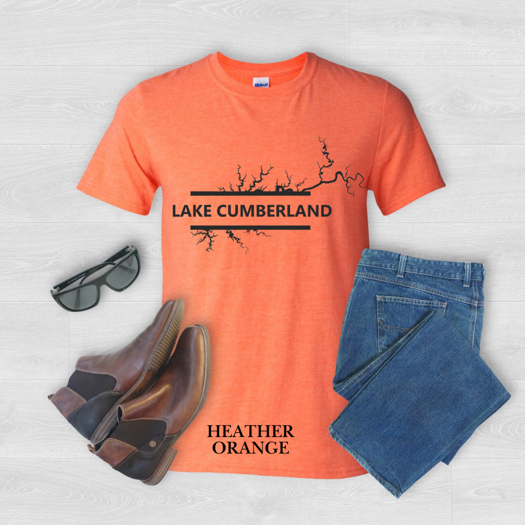 "Bold Lake Cumberland" Map Tee