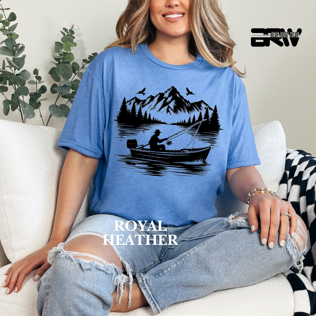 "Boat in the Lake" Tee