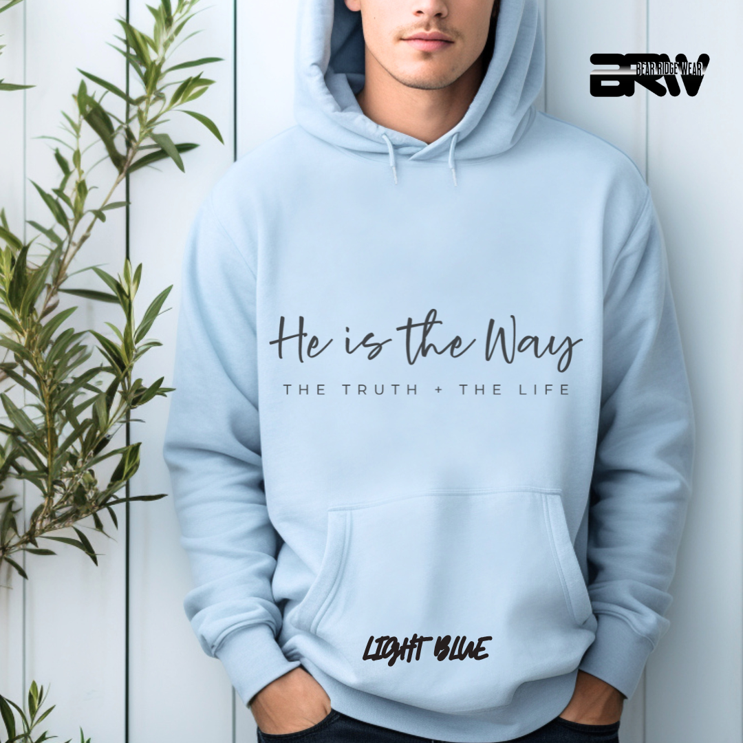 'He Is The Way The Truth, The Life' Faith Hoodie