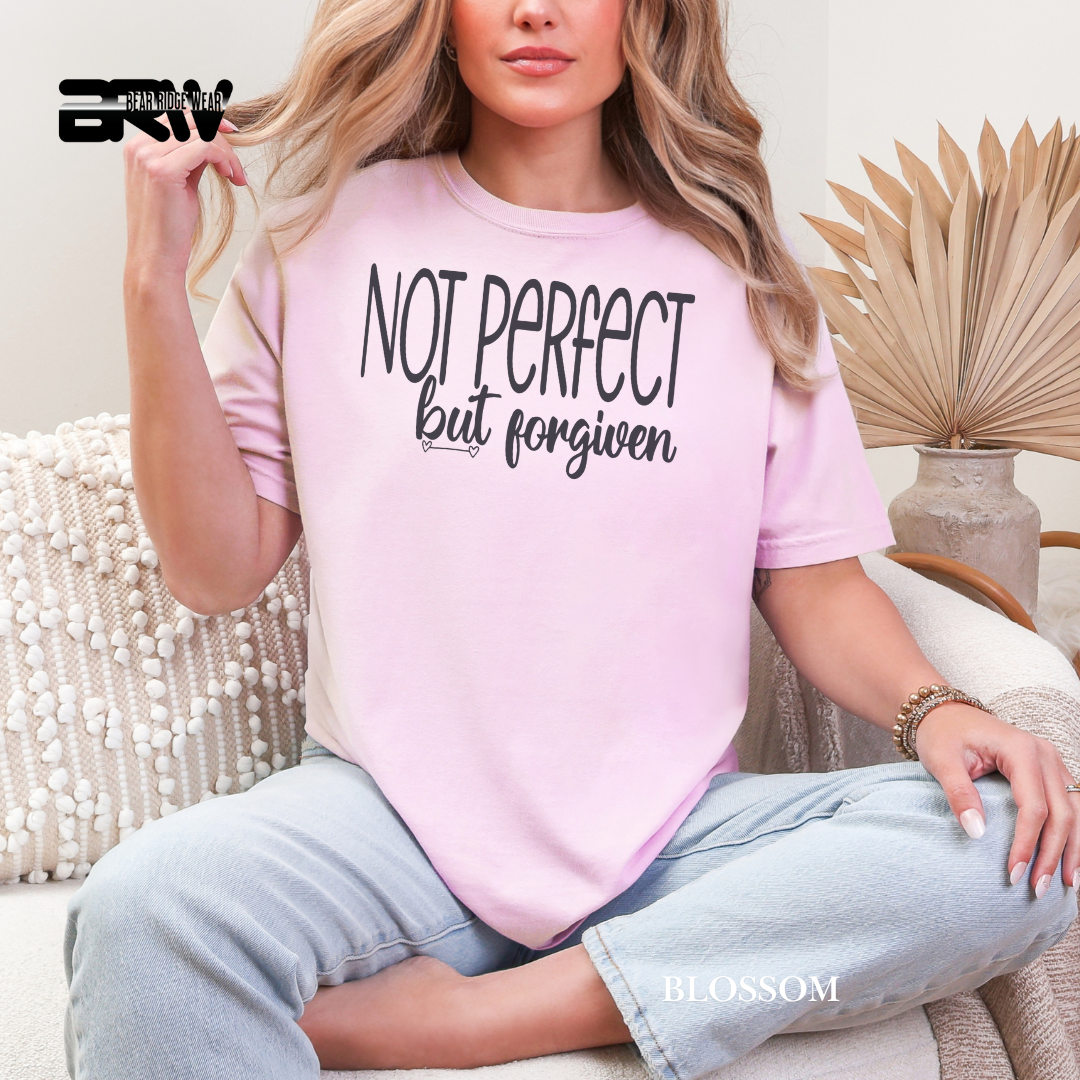 'Not Perfect But Forgiven' Faith Tee
