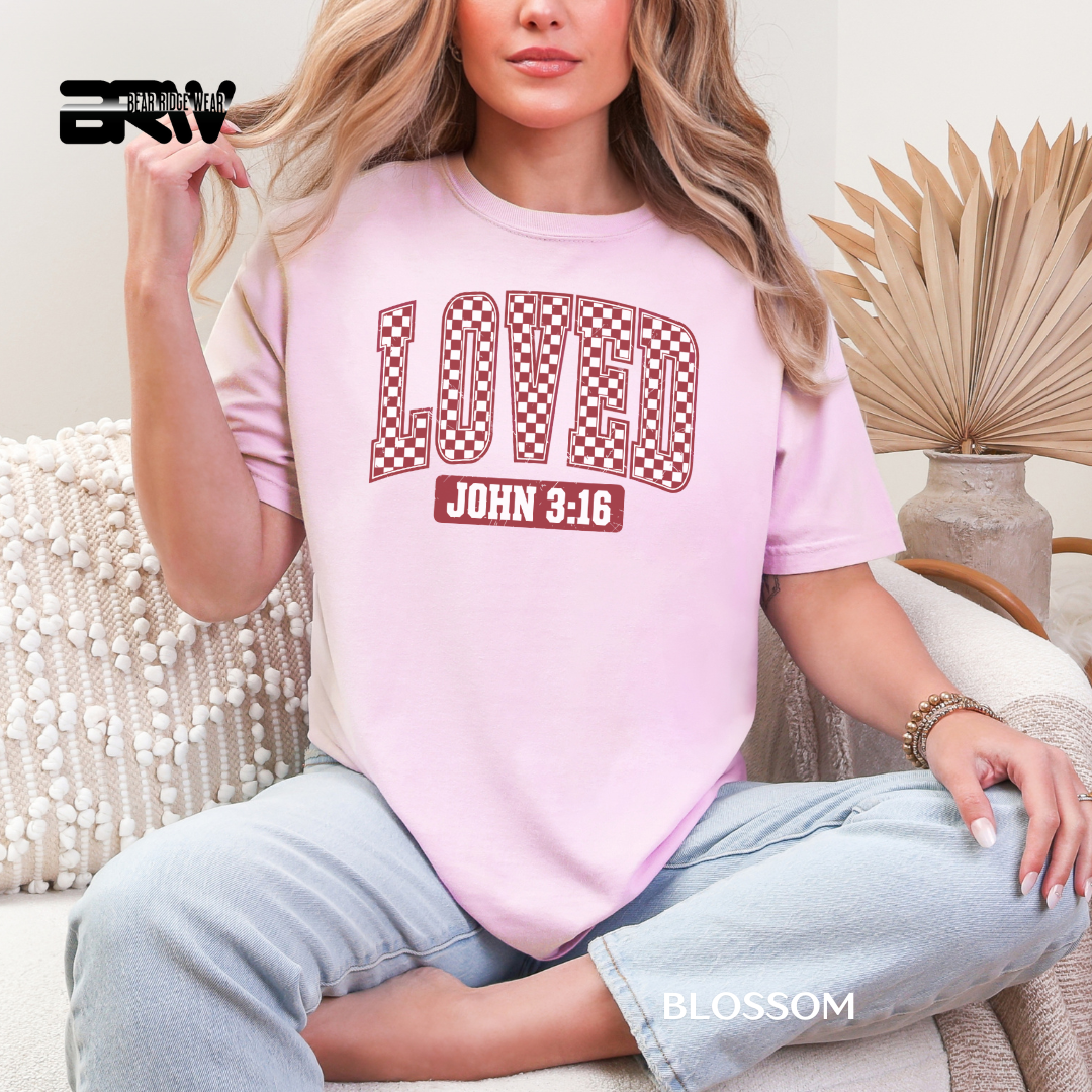 'Loved John 3-16' Faith Tee