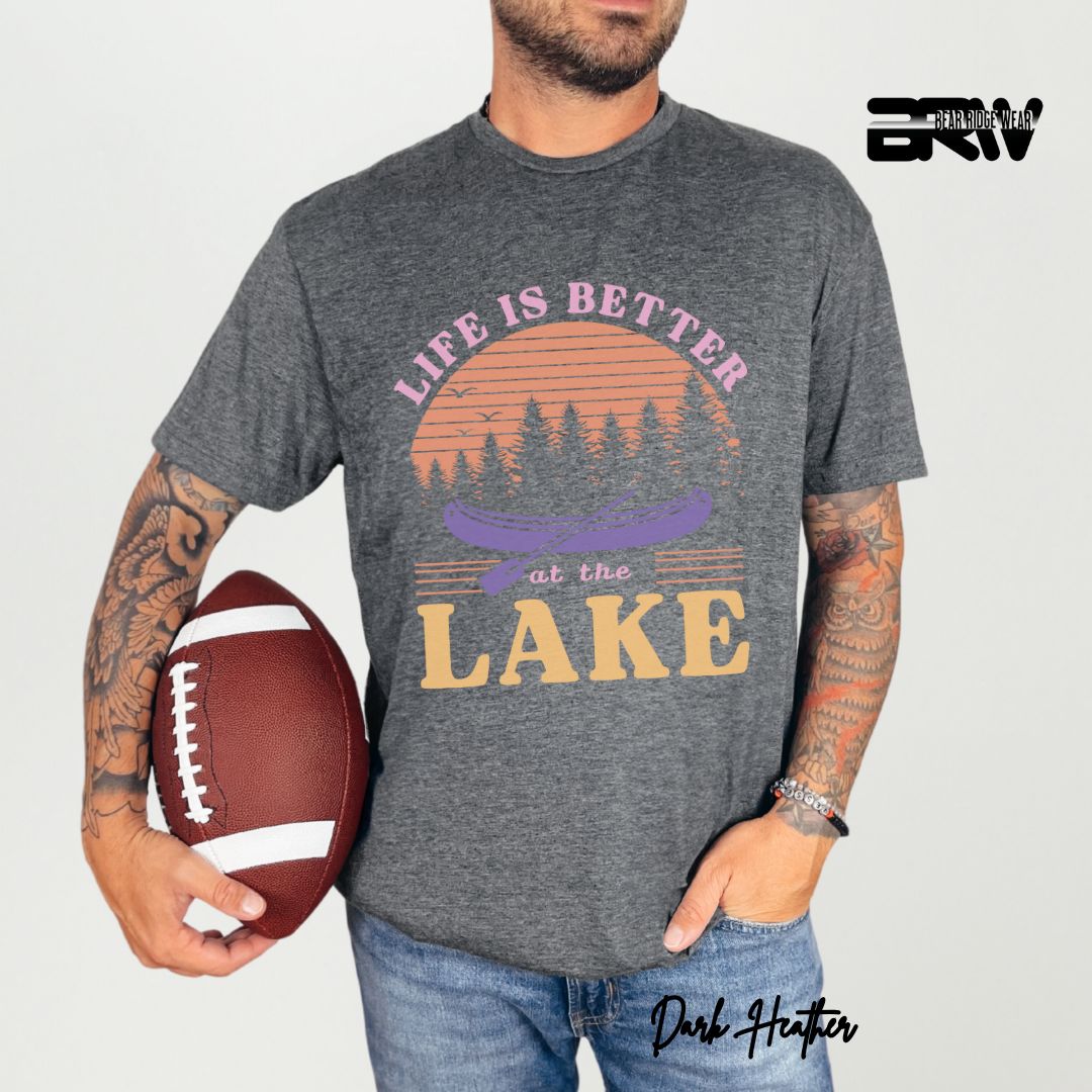 'Life Is Better At Lake' Summer T- Shirt