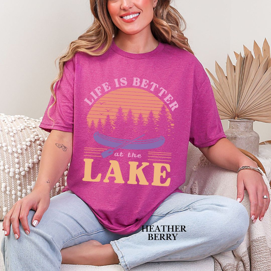 'Life Is Better At The Lake '  Summer Tee