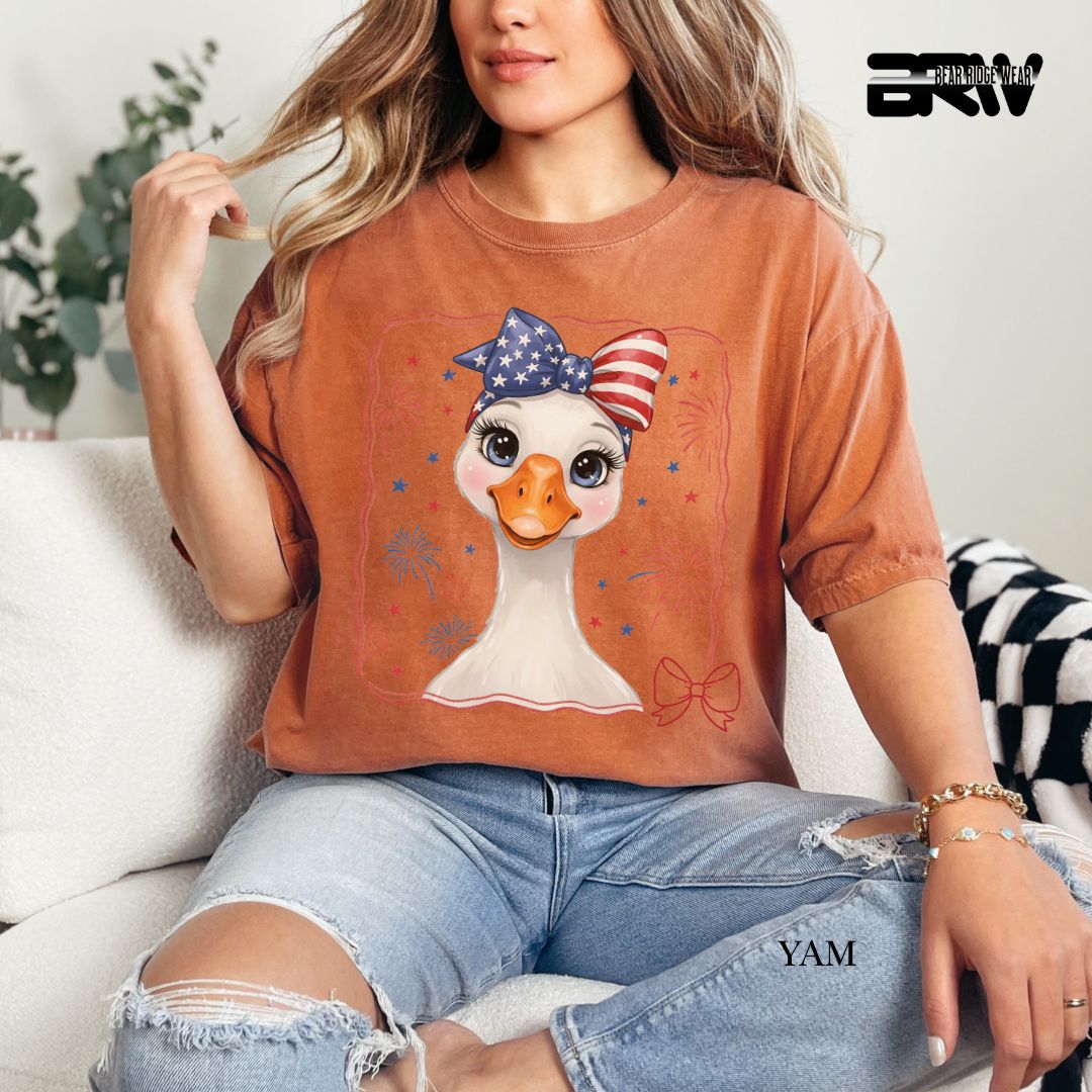 Goose-Girl- Patriotic Tee
