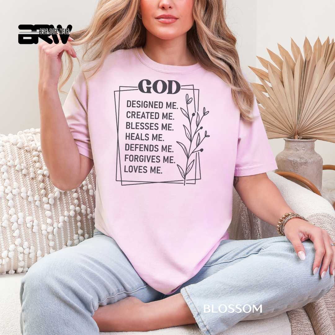 'God Designed Me' Faith Tee