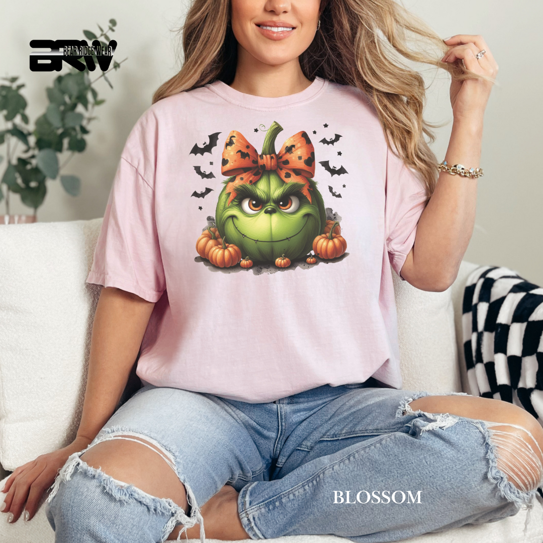 'Grinch Pumpkin' Fall Tee