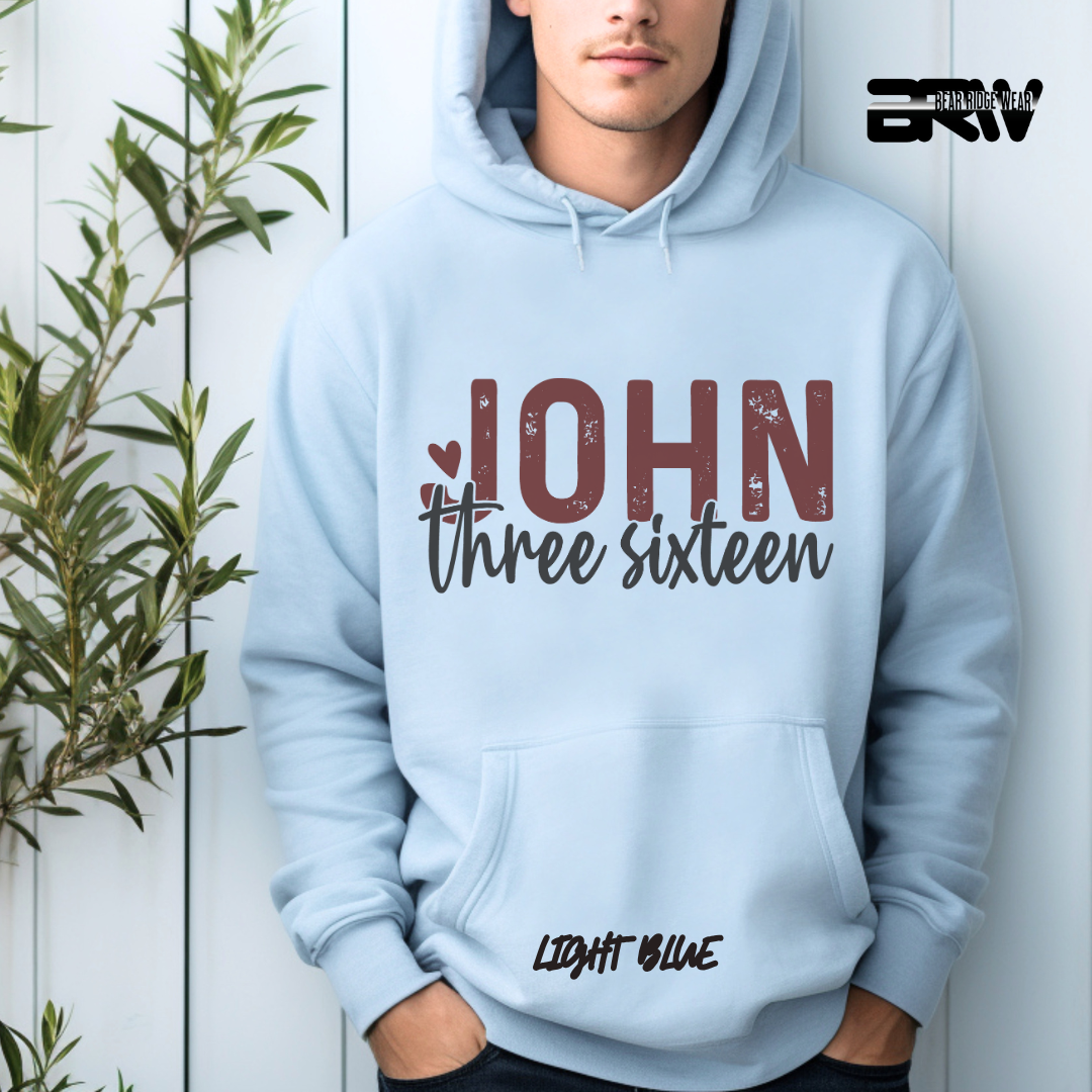 'John Three Sixteen' Faith Hoodie