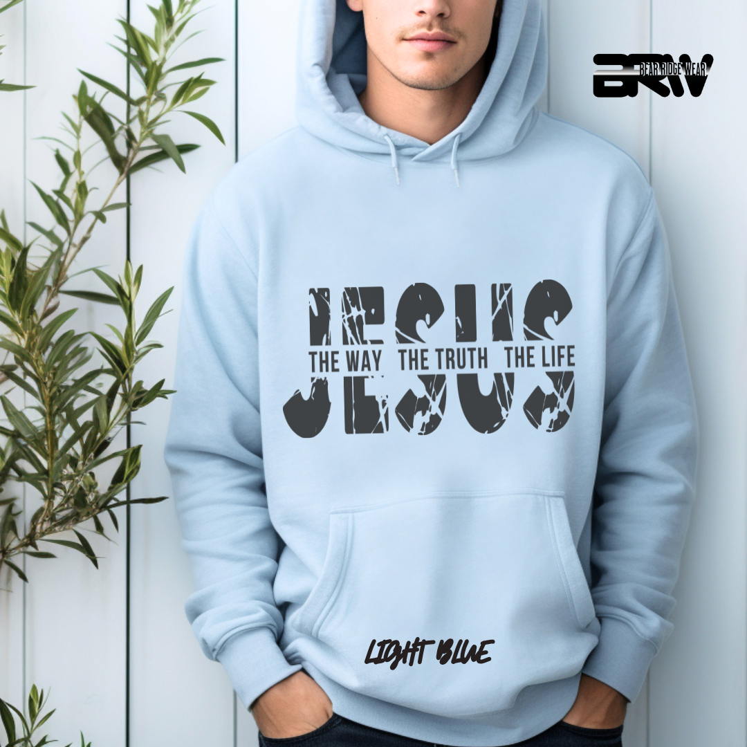 'Jesus The Way, The Truth, The Life' Faith Hoodie