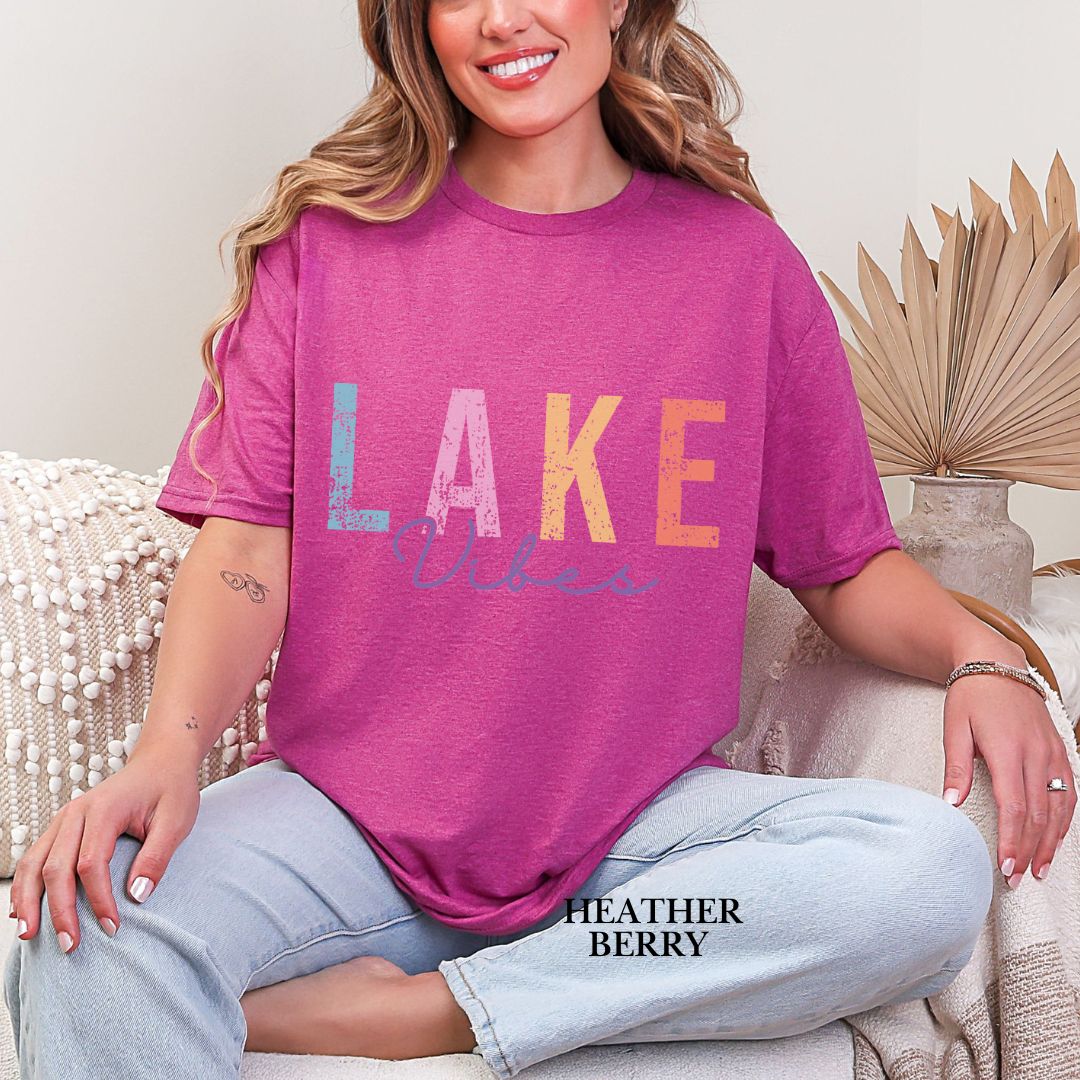 'Lake Vibes'  Summer Tee