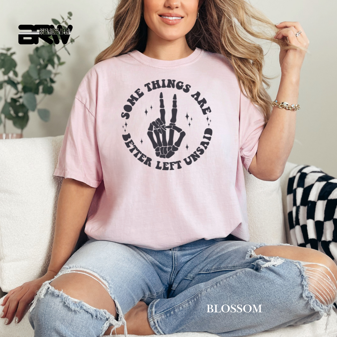 'Some Things Better Left Unsaid' Fall Tee