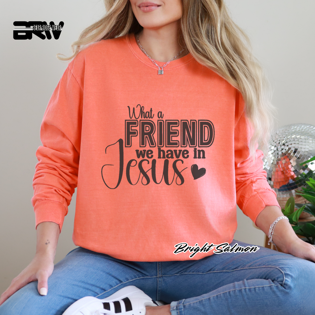 'What A Friend We Have In Jesus' Long-Sleeve Faith Tee