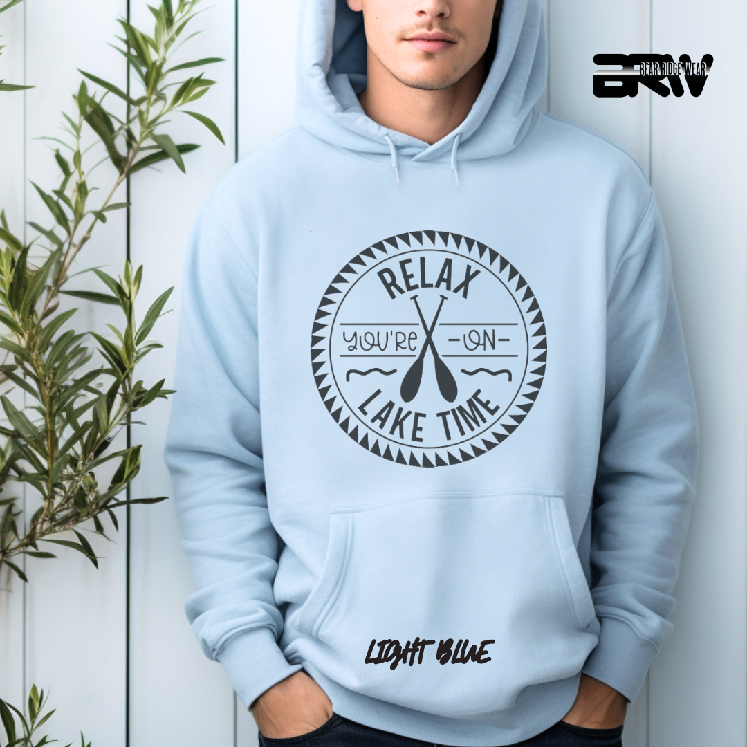 'Relax, You're on Lake Time' Hoodie