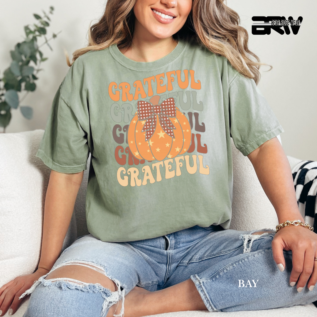 'Grateful Pumpkin' Fall Tee