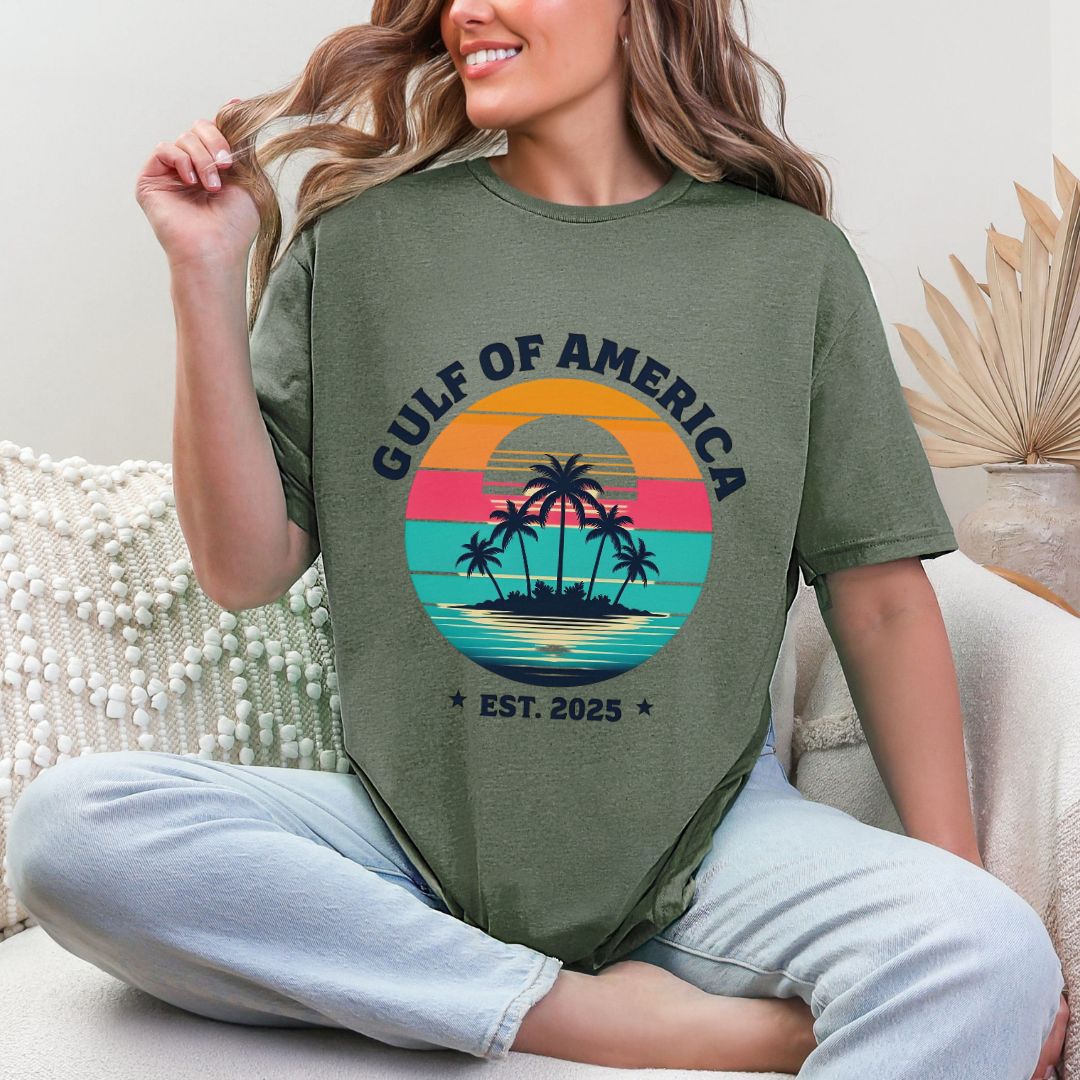 'Gulf Of America-Est. 2025'  Summer Tee