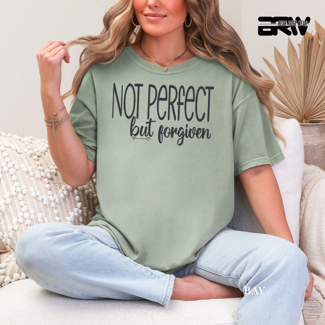 'Not Perfect But Forgiven' Faith Tee