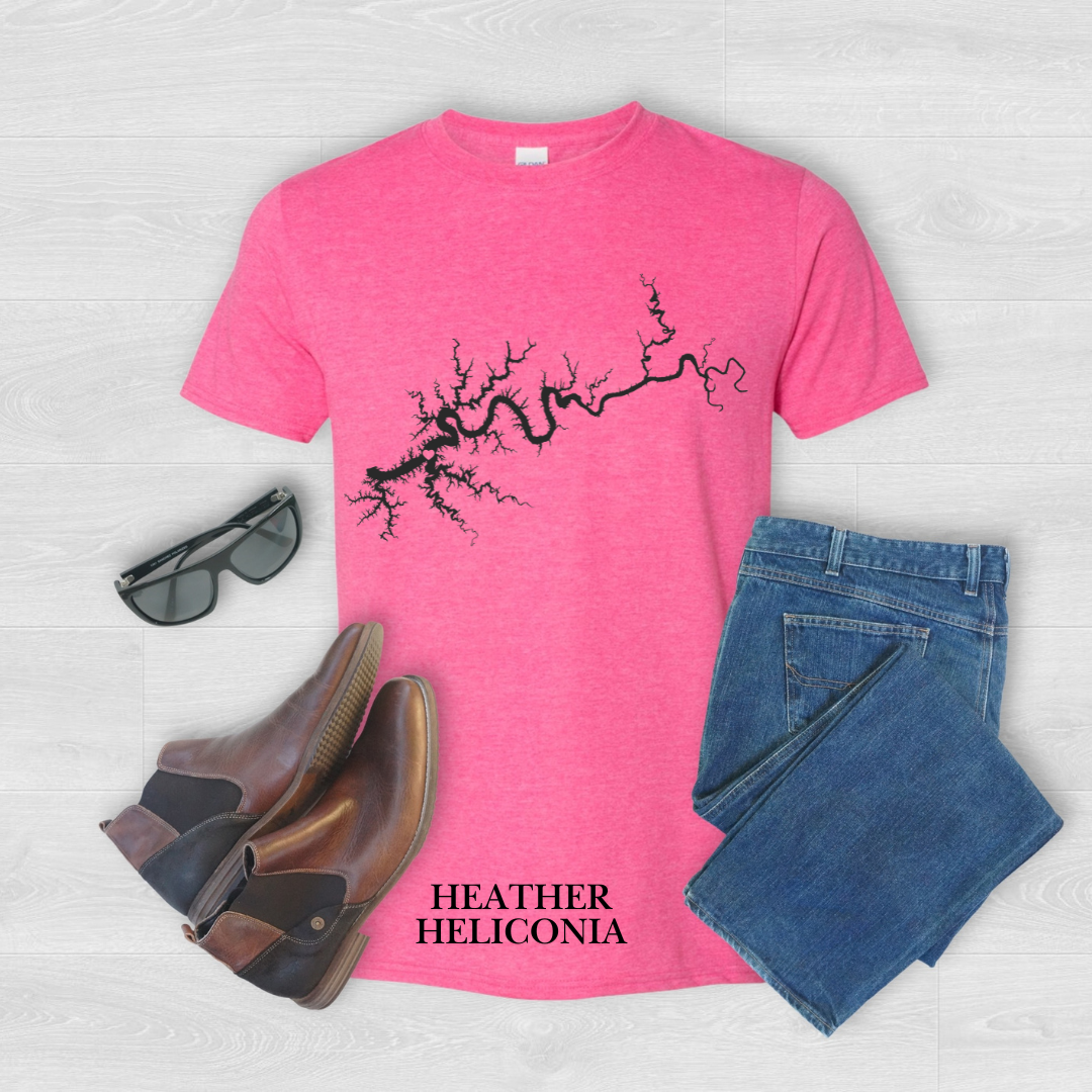 "Black Lake Cumberland Map" Tee