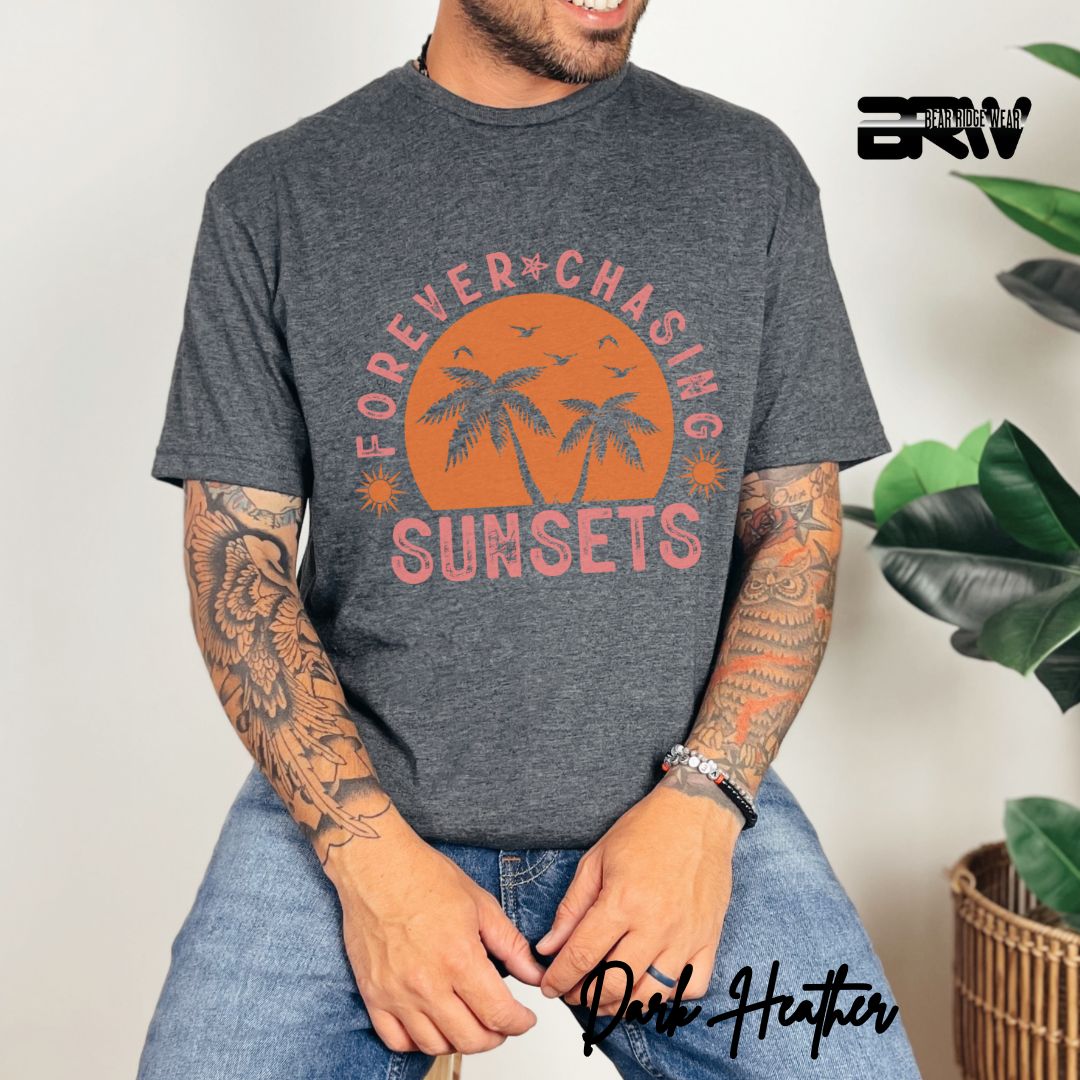 'Forever Chasing Sunsets' Summer T- Shirt