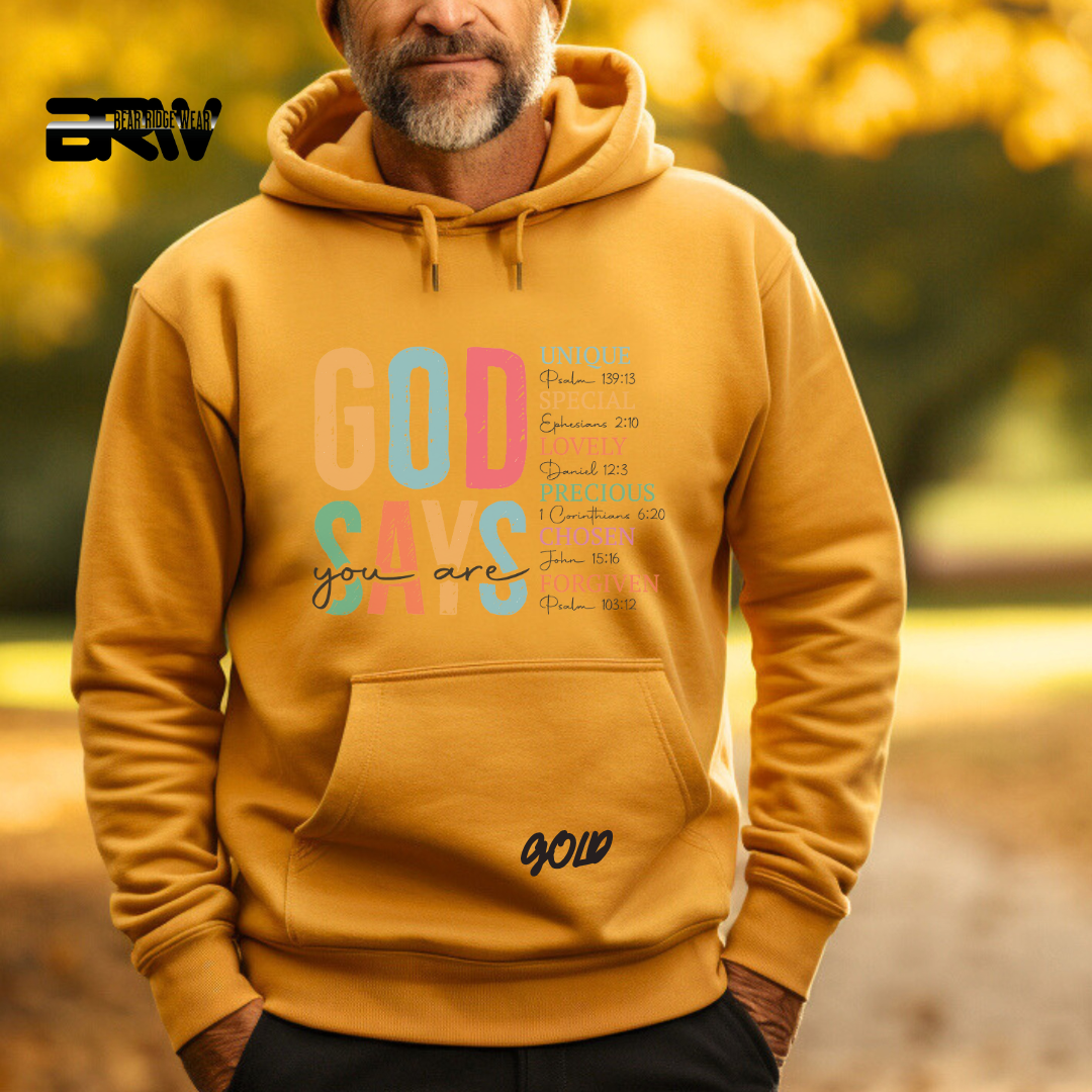 'God Says You Are' Faith Hoodie