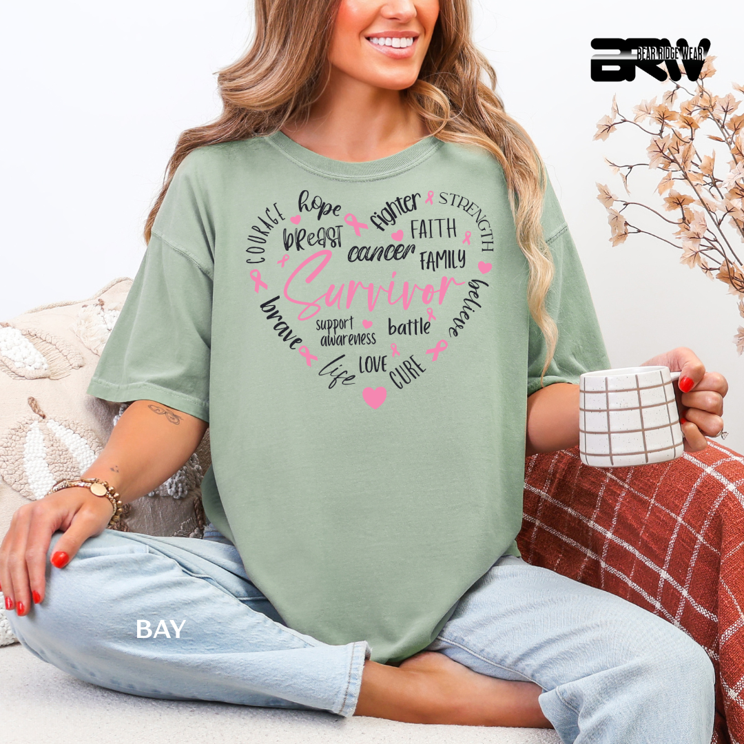 'Survivor Heart' Awareness Tee