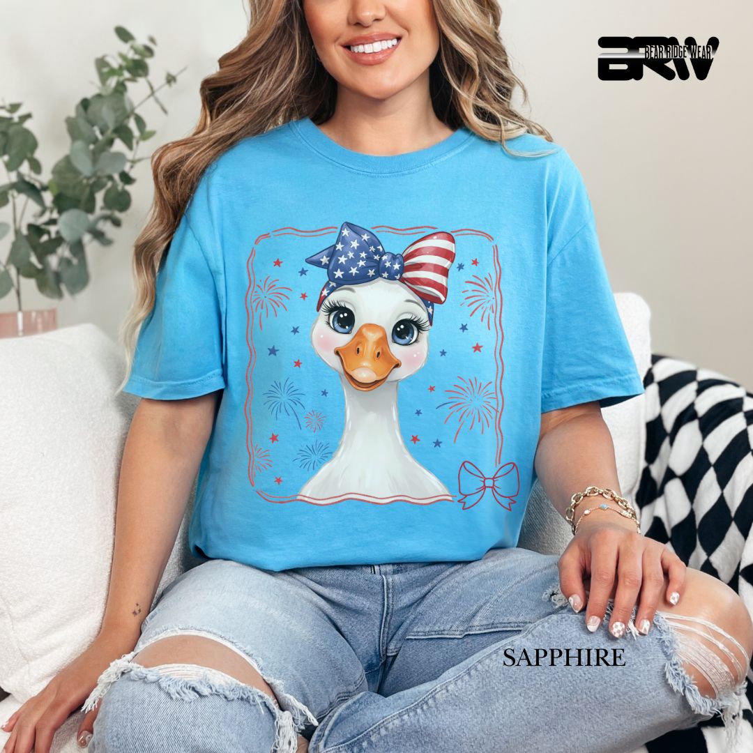 Goose-Girl- Patriotic Tee