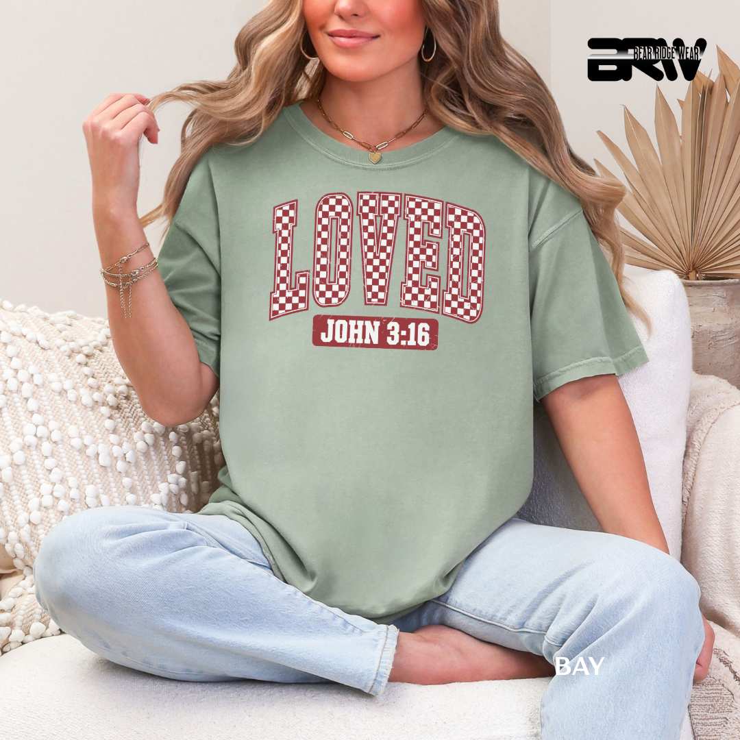 'Loved John 3-16' Faith Tee