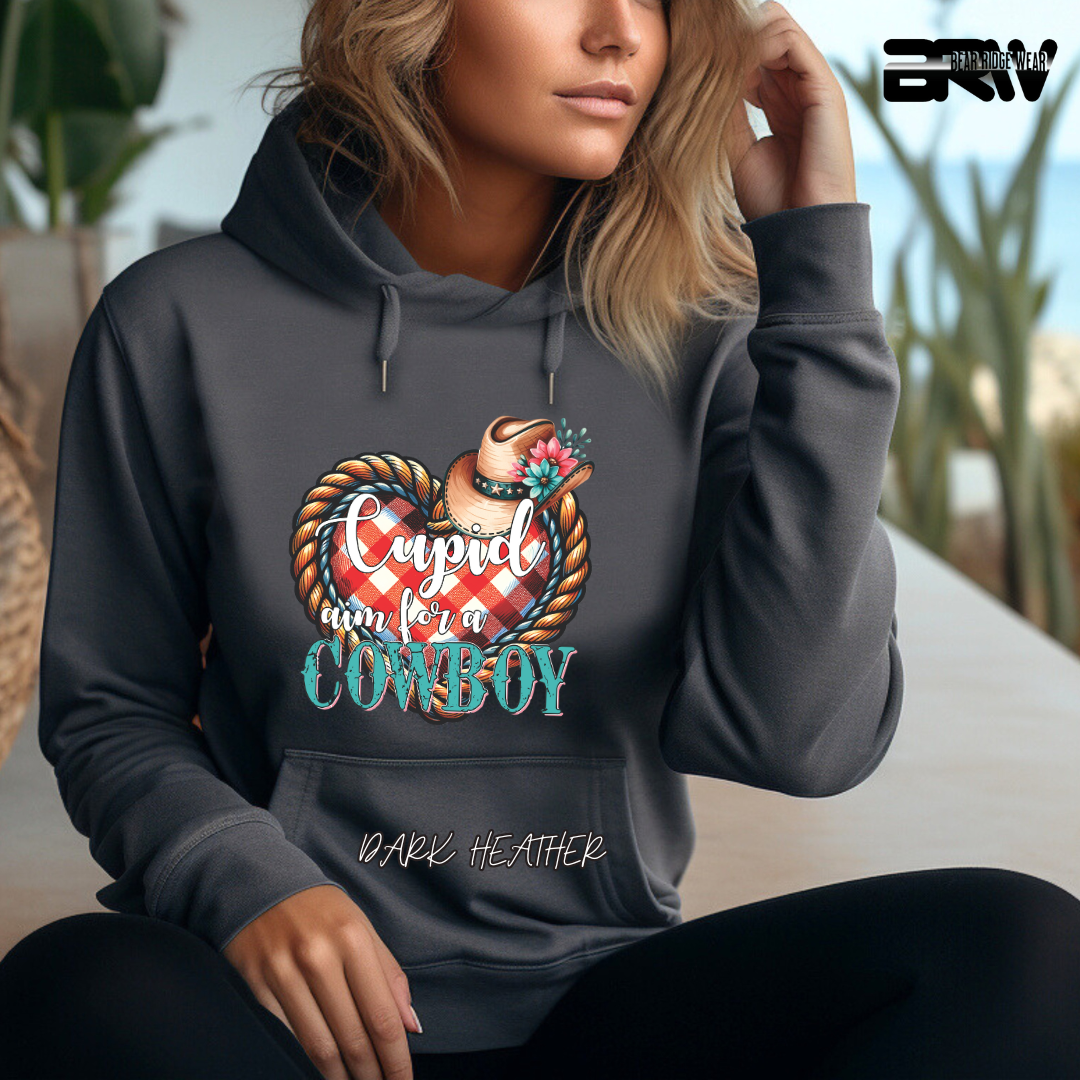 'Cupid Aim for a Cowboy' Hoodie