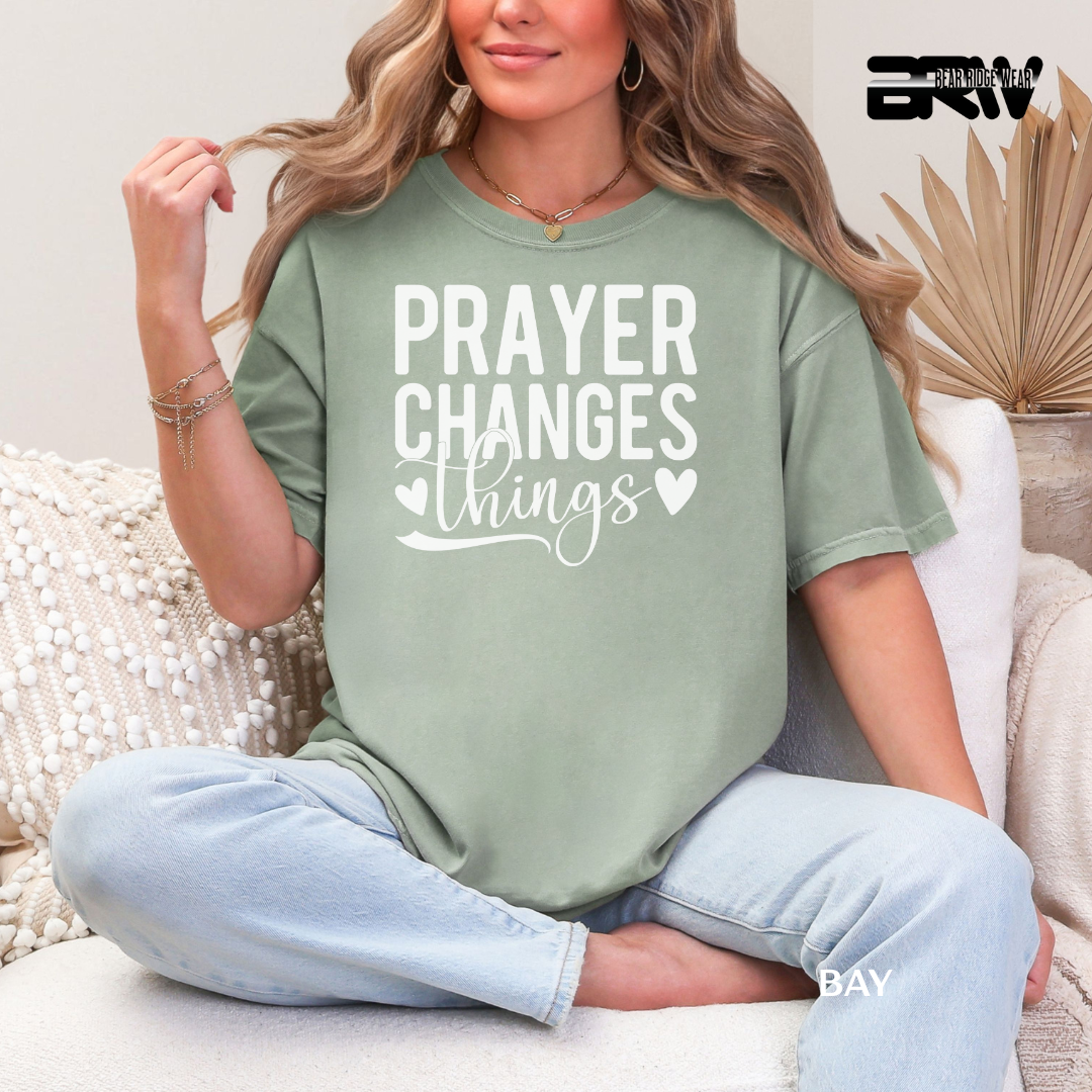 'Prayer Changes Things' Faith Tee