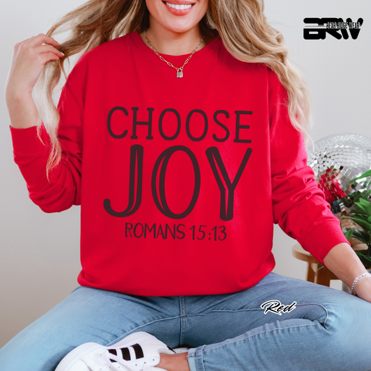 'Choose Joy' Long-Sleeve Tee