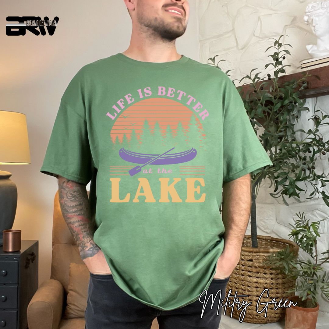 'Life Is Better At Lake' Summer T- Shirt