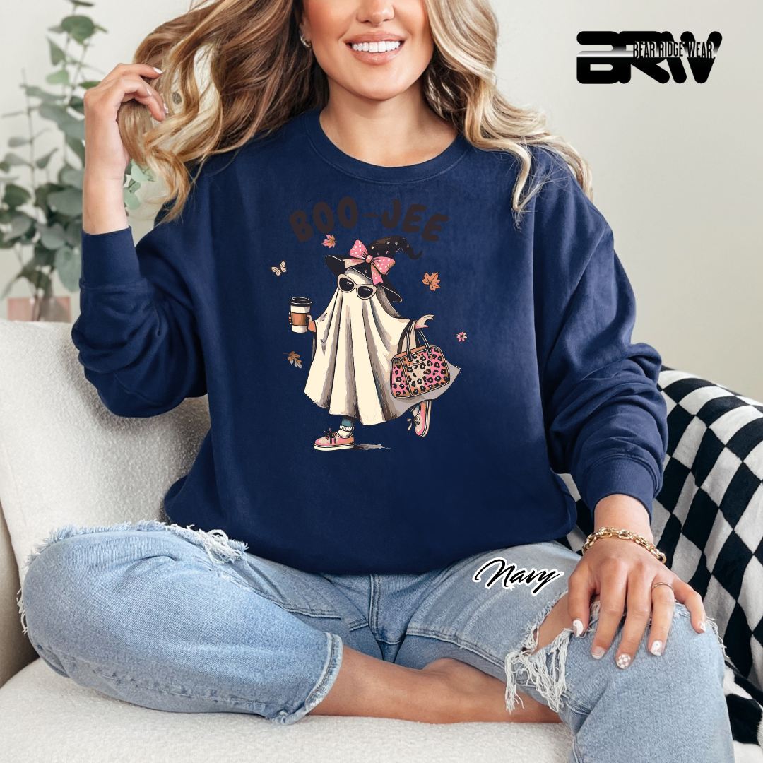 'Boujee With Purse' Fall Crewneck Sweatshirt