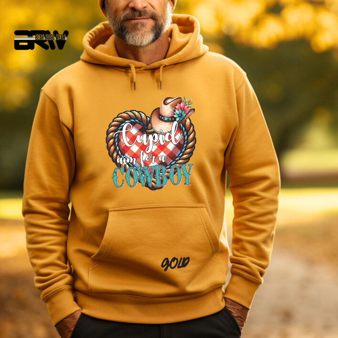 'Cupid Aim for a Cowboy' Hoodie