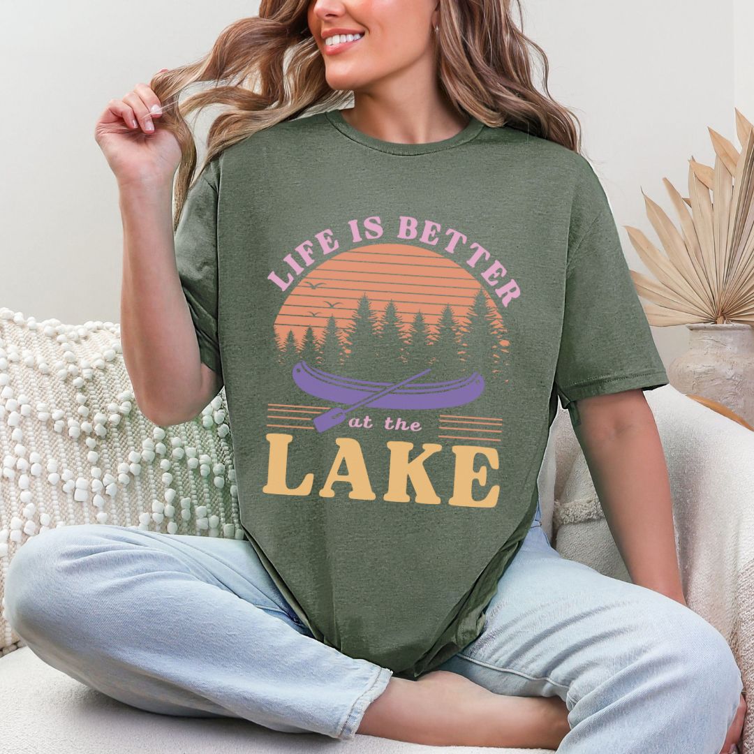 'Life Is Better At The Lake '  Summer Tee