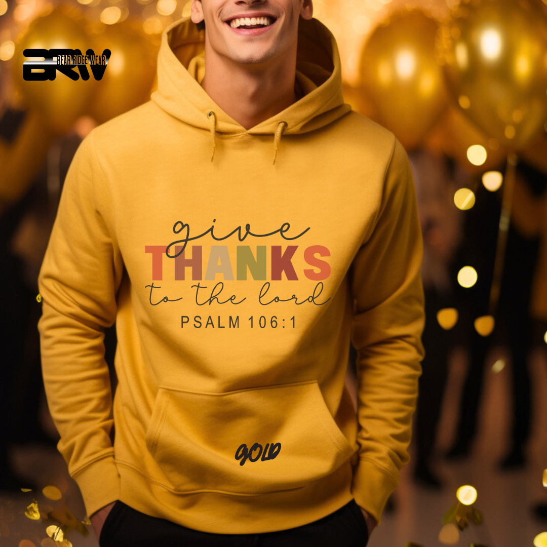 'Give Thanks To The Lord' Faith Hoodie