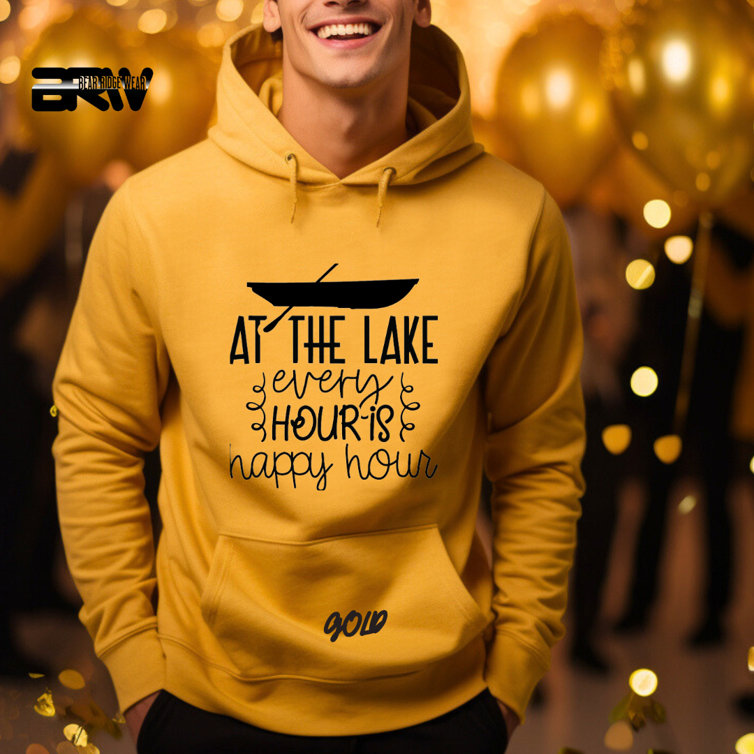 'At the Lake Every Hour is Happy Hour' Hoodie