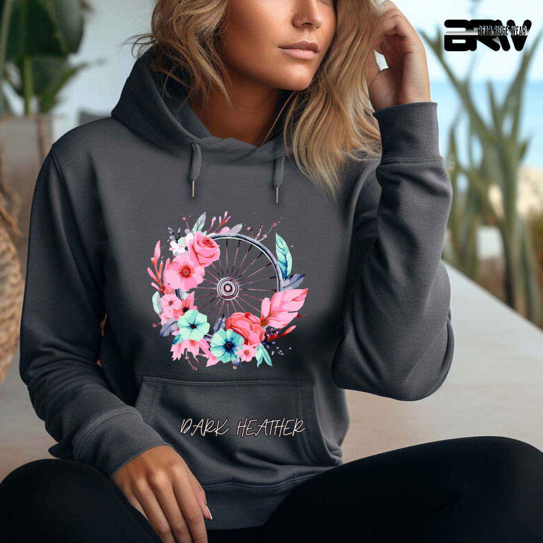 'Flower-Wagon Wheel' Hoodie