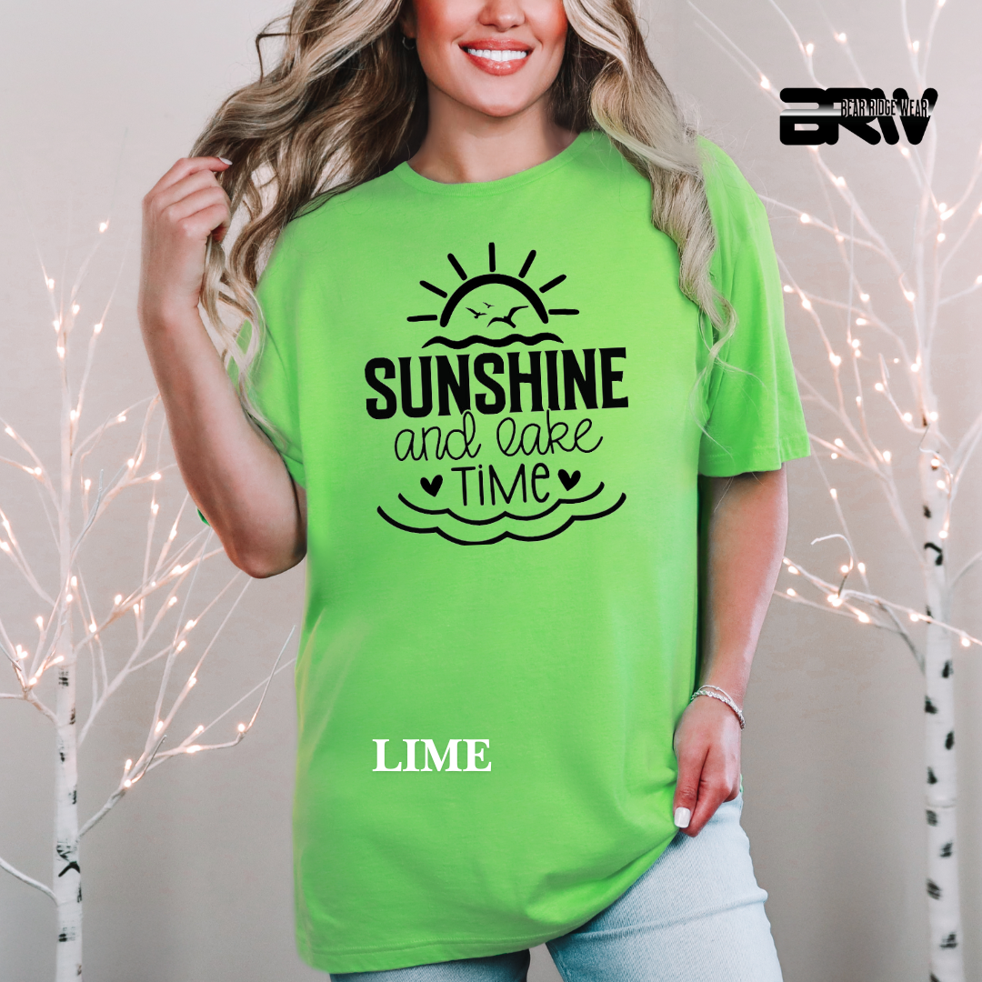 "Sunshine and lake Time" Tee