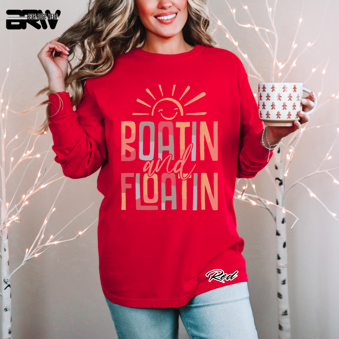 'Boat In and Float In' Long Sleeve Tee
