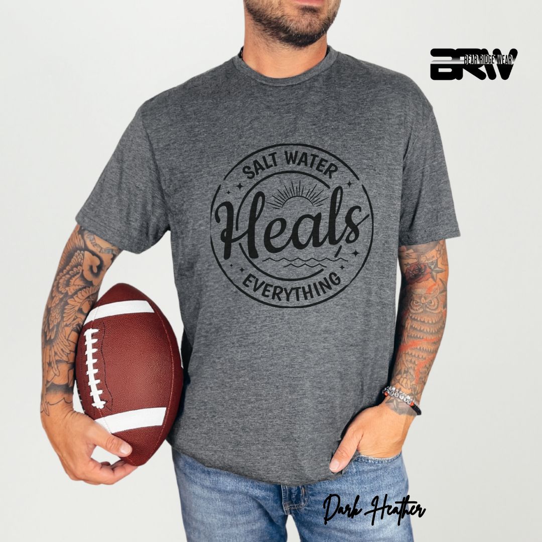 'Salt Water Heals Everything' Summer T- Shirt