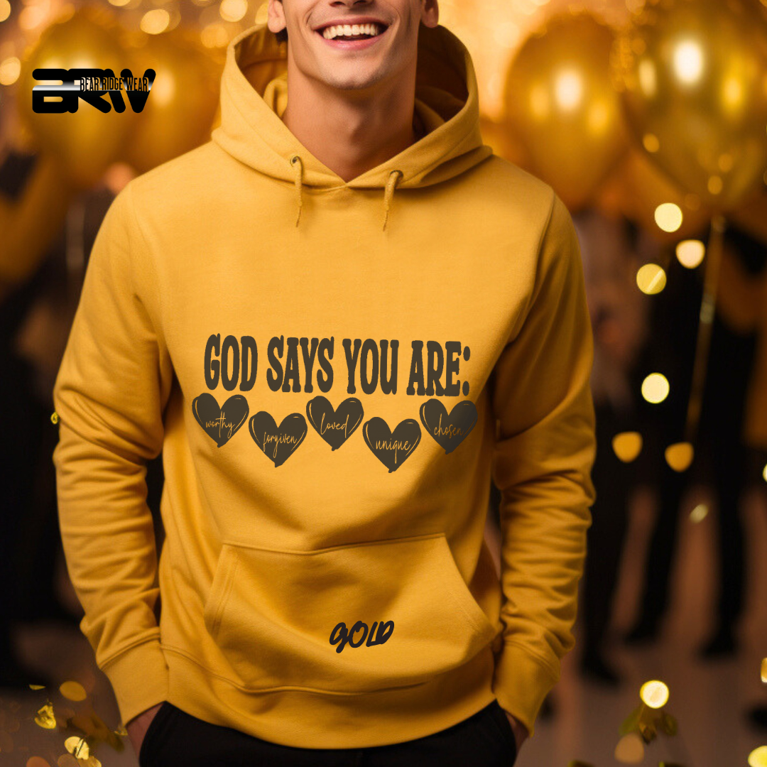 'God Says You Are' Faith Hoodie