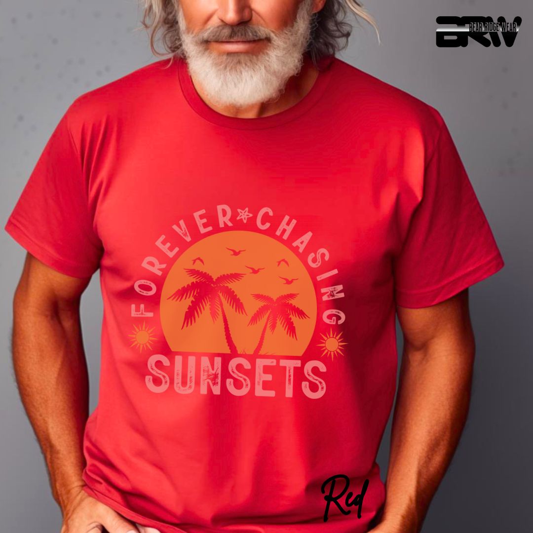 'Forever Chasing Sunsets' Summer T- Shirt