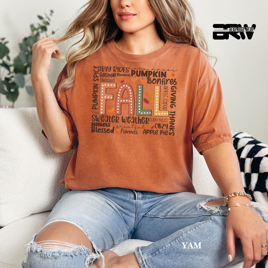 'Fall Hay Rides etc' Fall Tee