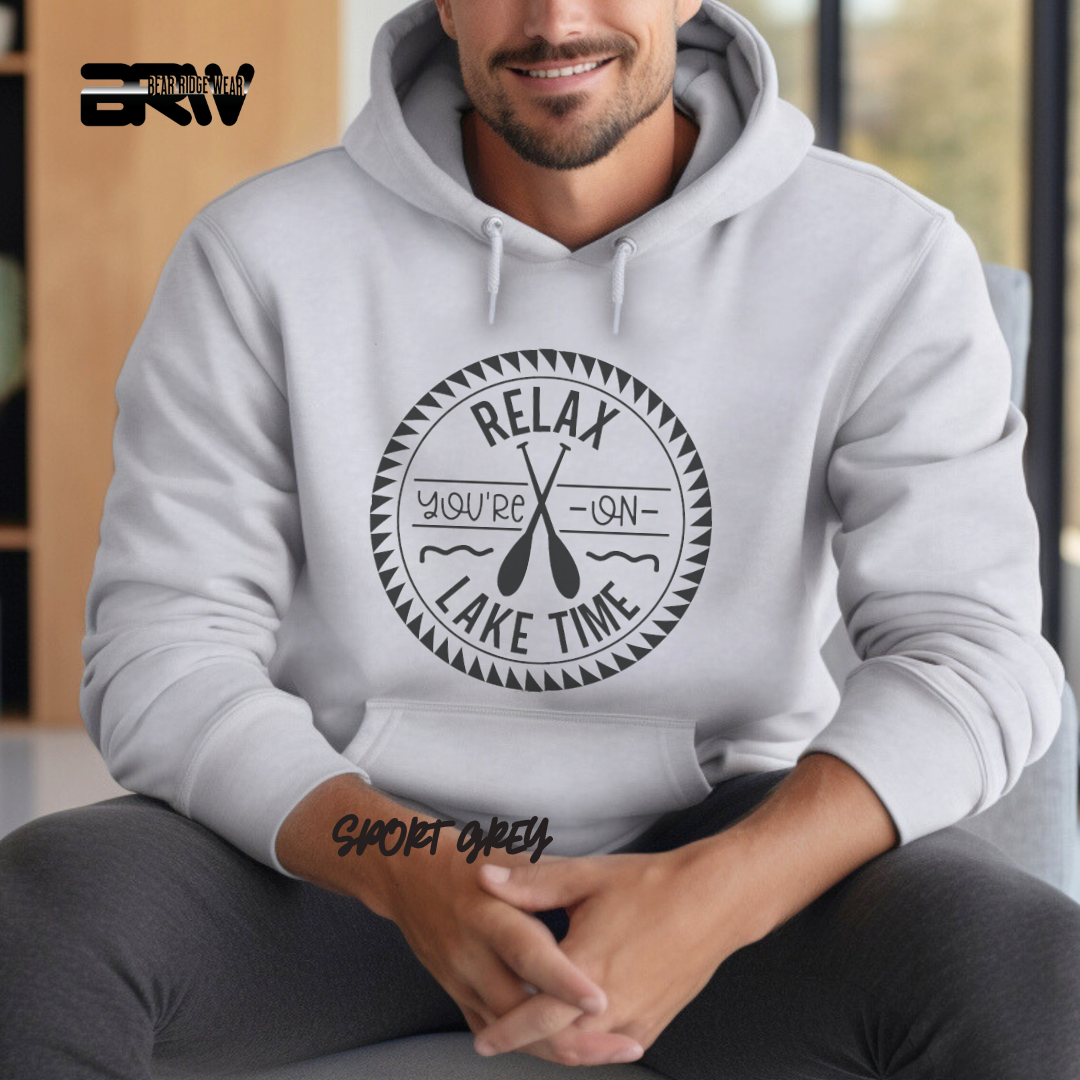 'Relax, You're on Lake Time' Hoodie