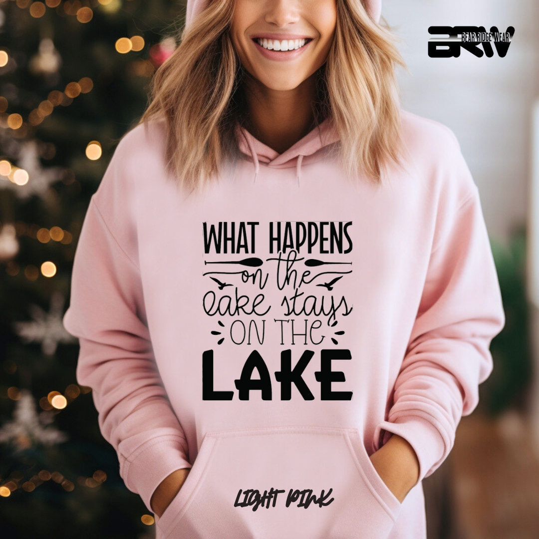 'What happens on the lake' Hoodie